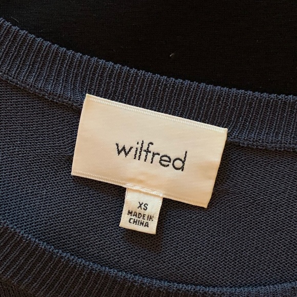 Wilfred Navy blue knit tank top (small) - Picture 5 of 5